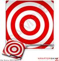 Sony PS3 Slim Skin - Bullseye Red and White