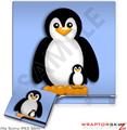 Sony PS3 Slim Skin - Penguins on Blue