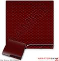 Sony PS3 Slim Skin - Carbon Fiber Red
