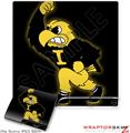 Sony PS3 Slim Skin - Iowa Hawkeyes Herky on Black