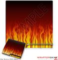 Sony PS3 Slim Skin - Fire on Black