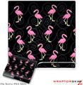 Sony PS3 Slim Skin - Flamingos on Black