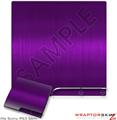 Sony PS3 Slim Skin - Brushed Metal Purple