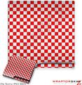 Sony PS3 Slim Skin - Checkered Canvas Red and White