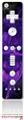 Wii Remote Controller Skin Flaming Fire Skull Purple