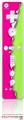 Wii Remote Controller Skin Ripped Colors Hot Pink Neon Green