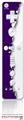 Wii Remote Controller Skin Ripped Colors Purple White
