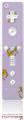 Wii Remote Controller Skin Anchors Away Lavender