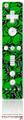 Wii Remote Controller Skin Scattered Skulls Green