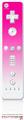 Wii Remote Controller Skin Smooth Fades White Hot Pink