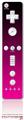 Wii Remote Controller Skin Smooth Fades Hot Pink Black