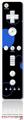 Wii Remote Controller Skin - Lots of Dots Blue on Black