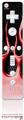 Wii Remote Controller Skin - Metal Flames Red