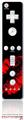Wii Remote Controller Skin - Big Kiss Lips Red on Black