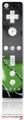 Wii Remote Controller Skin - Barbwire Heart Green