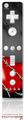 Wii Remote Controller Skin - Barbwire Heart Red