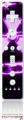 Wii Remote Controller Skin - Radioactive Purple