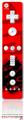 Wii Remote Controller Skin - Oriental Dragon Black on Red