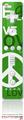 Wii Remote Controller Skin - Love and Peace Green