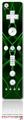 Wii Remote Controller Skin - Abstract 01 Green