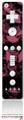 Wii Remote Controller Skin - Skulls Confetti Pink