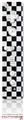 Wii Remote Controller Skin - Checkered Canvas Black and White