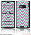 LG enV2 Skin Zig Zag Teal Green and Pink