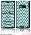 LG enV2 Skin Zig Zag Teal and Gray