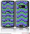 LG enV2 Skin Zig Zag Blue Green