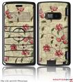 LG enV2 Skin Flowers and Berries Red