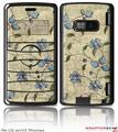 LG enV2 Skin Flowers and Berries Blue