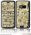 LG enV2 Skin Flowers and Berries Yellow