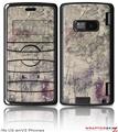 LG enV2 Skin Pastel Abstract Gray and Purple