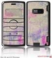 LG enV2 Skin Pastel Abstract Pink and Blue