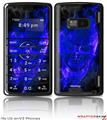 LG enV2 Skin Flaming Fire Skull Blue