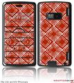 LG enV2 Skin Wavey Red Dark