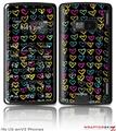 LG enV2 Skin - Kearas Hearts Black