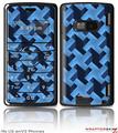 LG enV2 Skin Retro Houndstooth Blue