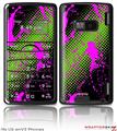 LG enV2 Skin Halftone Splatter Hot Pink Green