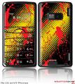 LG enV2 Skin Halftone Splatter Yellow Red