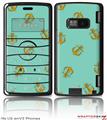 LG enV2 Skin Anchors Away Seafoam Green