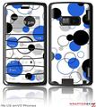 LG enV2 Skin - Lots of Dots Blue on White