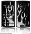 LG enV2 Skin - Metal Flames Chrome