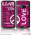 LG enV2 Skin - Love and Peace Hot Pink