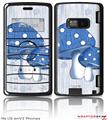 LG enV2 Skin - Mushrooms Blue