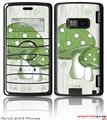 LG enV2 Skin - Mushrooms Green