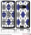 LG enV2 Skin - Argyle Blue and Gray