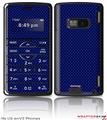 LG enV2 Skin - Carbon Fiber Blue