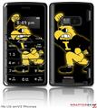 LG enV2 Skin - Iowa Hawkeyes Herky on Black