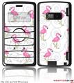 LG enV2 Skin - Flamingos on White